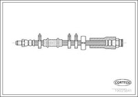 Neu - Corteco 19025841 Bremsschlauch FüR CitroËN Passend FüR Fiat Peugeot