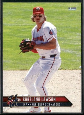 2025 Harrisburg Senators Cortland Lawson RC Rookie Nationals Minor League