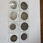 Lot of 3 Morgan Dollars,4 Draped Bust Half’s and 2 Draped Bust Quarters.#54 0085