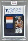 Obi Toppin 2020 Panini One and One Blue RC 3 Color Jersey Patch Auto 18/49