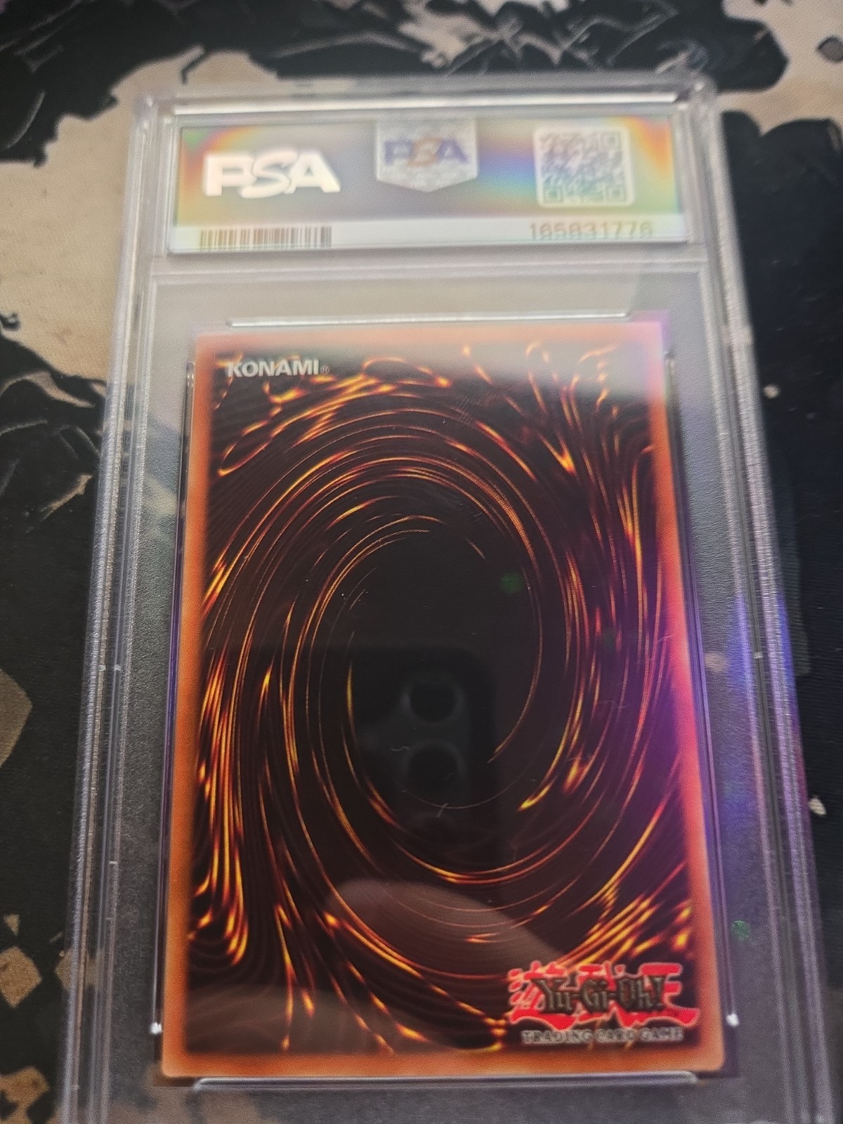 2002 Yugioh! LOB gaia/dragon Champion Leg.Blue Eyes Wht.dragon Psa 10 view 3