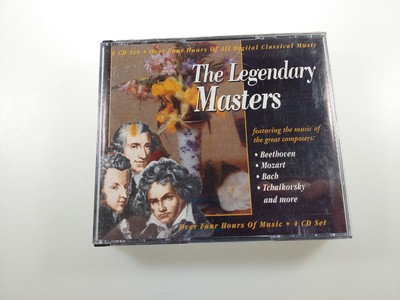  The Legendary Masters Beethoven/Tchaikovsky/Mozart/Bach 4 CD Set- Pre Owned  