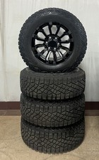 2023-2026 Chevy Colorado Gloss Black 18" AT4 Style Wheels Goodyear MT Tires