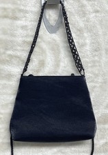 La Regale Evening Clutch Purse Crossbody Bag Handbag Beaded Strap Black Small