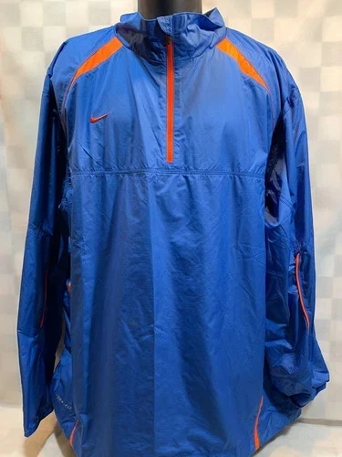 NIKE Storm Fit Blue Orange Windbreaker Jacket Men's Size 2XL