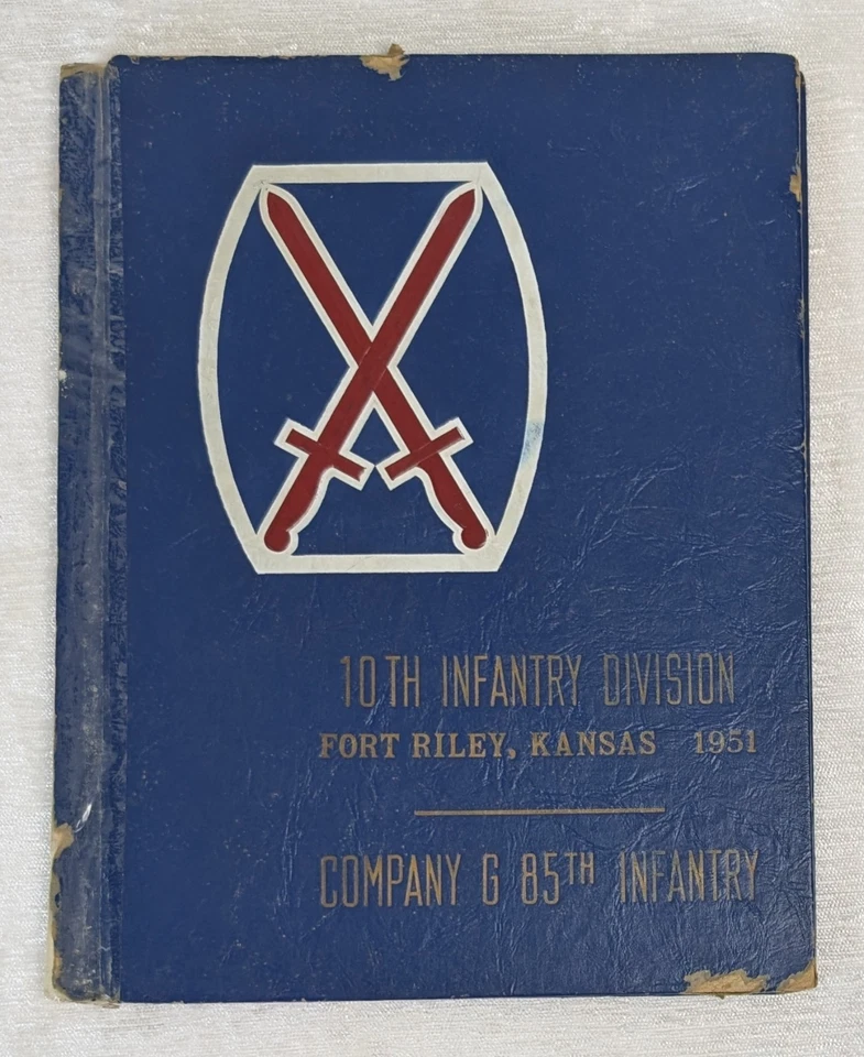Lot 6 Korean War Books 2nd Infantry Division & Fort Riley Yearbook History Set - Image 3 of 4