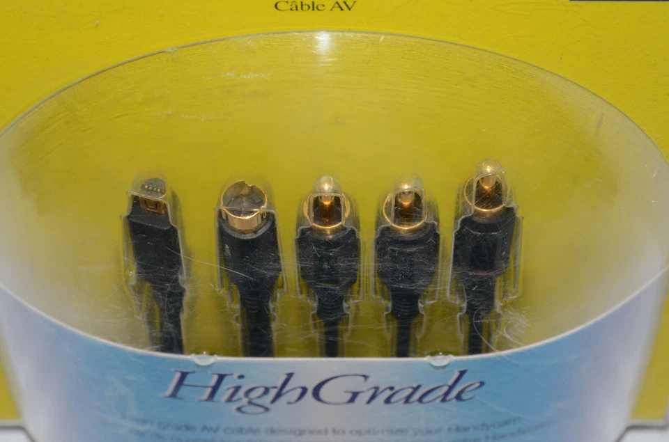 New Genuine Sony VMC-30FS High Grade AV S Video Cable For Handycam 24K Contact - Image 2 of 4