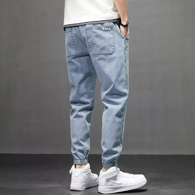 Pantalones Vaqueros De Estilo Harem Para Hombre Pantal n De