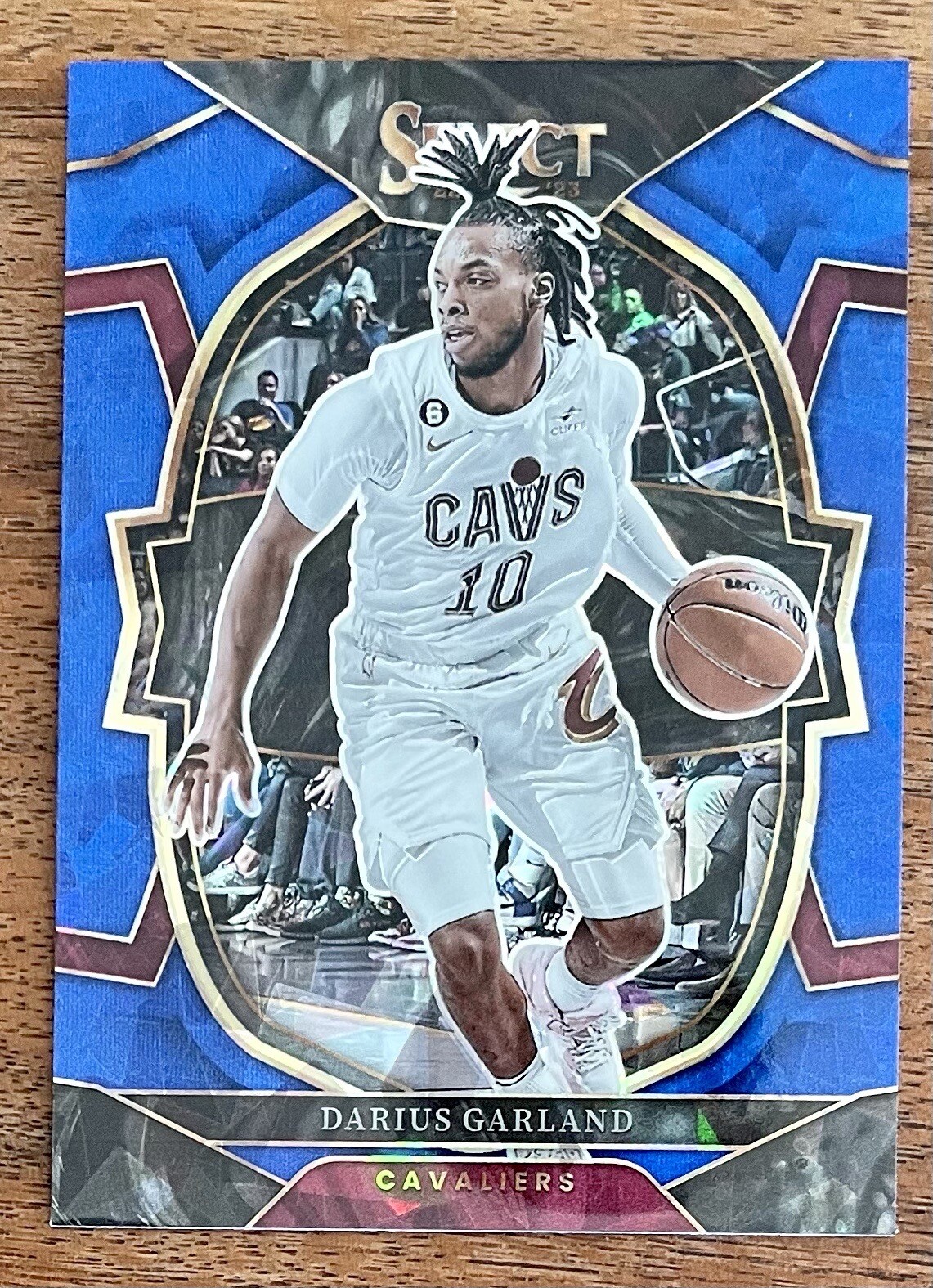 2022-23 Panini Select Darius Garland BLUE Cracked Ice Concourse #6 Cavaliers