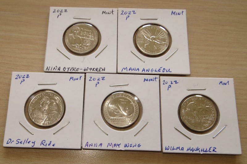 5- U.S. National Park Quarters (1P11=15) 2022 Uncirculated Quarters see list!