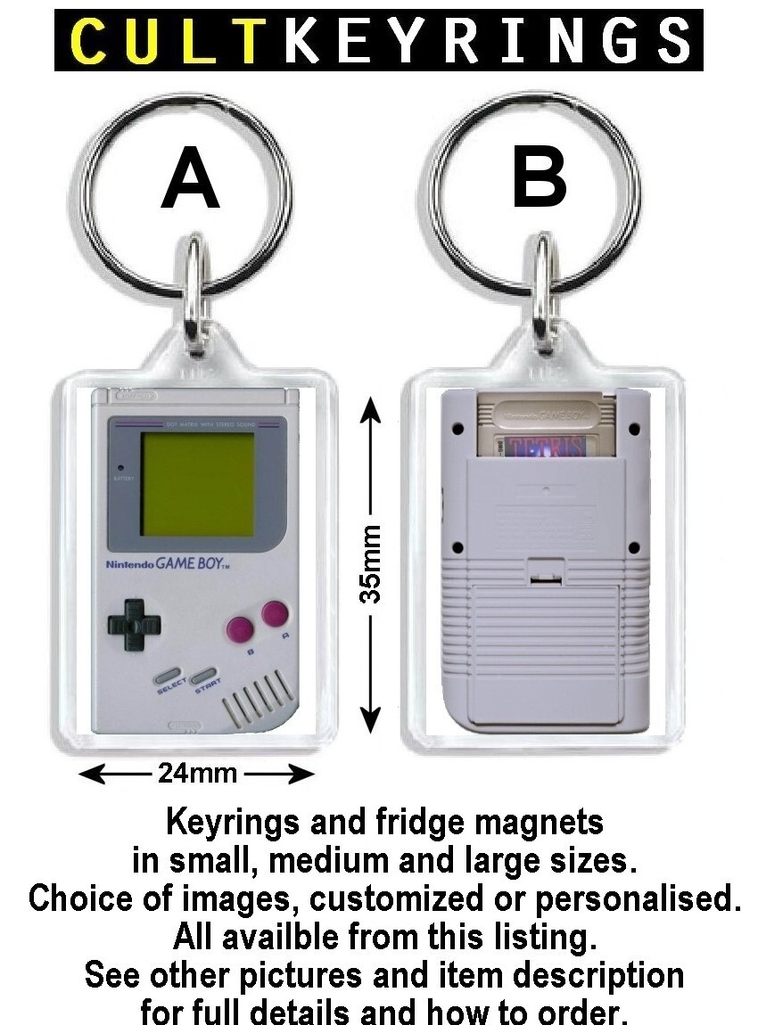 Gameboy keyring / fridge Original 1989 Nintendo Retro Colour