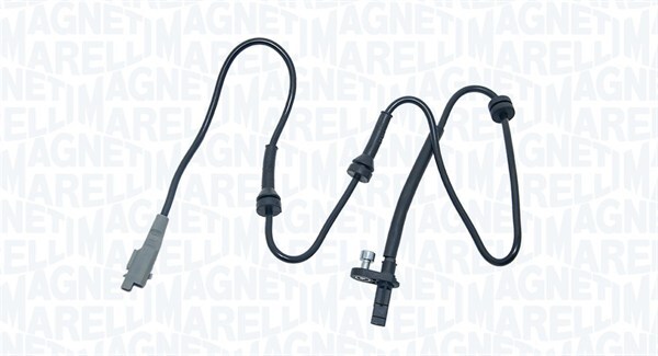 Rear left and right MAGNETI MARELLI 172100129010 Sensor, wheel speed for CITROËN