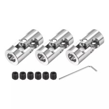 5mm to 6mm Rotatable Universal Joint Shaft Coupling L23 x D11 with Wrench 3Pcs