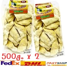 Durian Crisps Freeze Dried Fruit Snack Party Halal Thailand Natural Healthy 1 kg