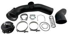 FITS FF N54 Charge Pipe 50mm Blow Off Valve BOV E84 E90 E92 E93 135i 335i 335Xi