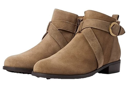 Walking Cradles Womens Zeplin Black Ankle Boots Shoes Medium (C