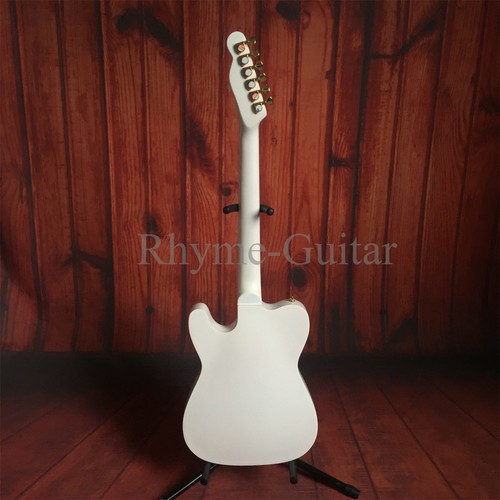 Semi Hollow TL Electric Guitar Gold Jazz Bridge 6 Strings Fast Shipping - 第 9/11 張圖片