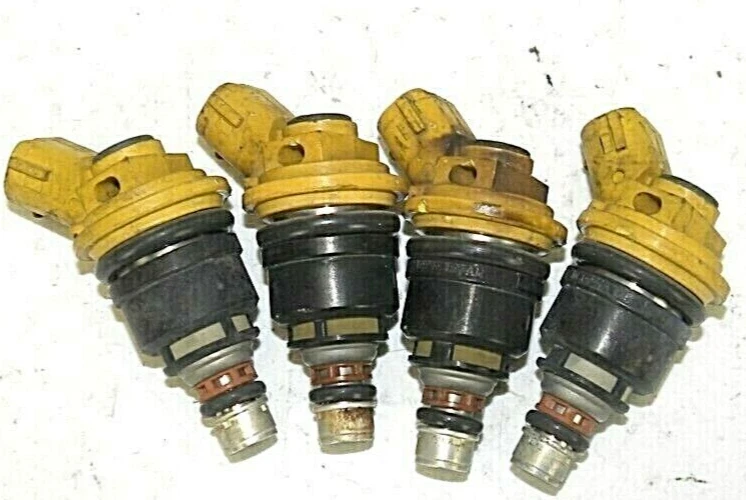 2004-06 SUBARU LEGACY GT OBXT FXT STI FUEL INJECTOR SET SIDE FEED OEM 16600AA170 - Image 3 of 4