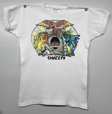 Queen Freddie Mercury Chemise Original Vintage A Day At The Races Tour Vers 1976 - Photo 1/4