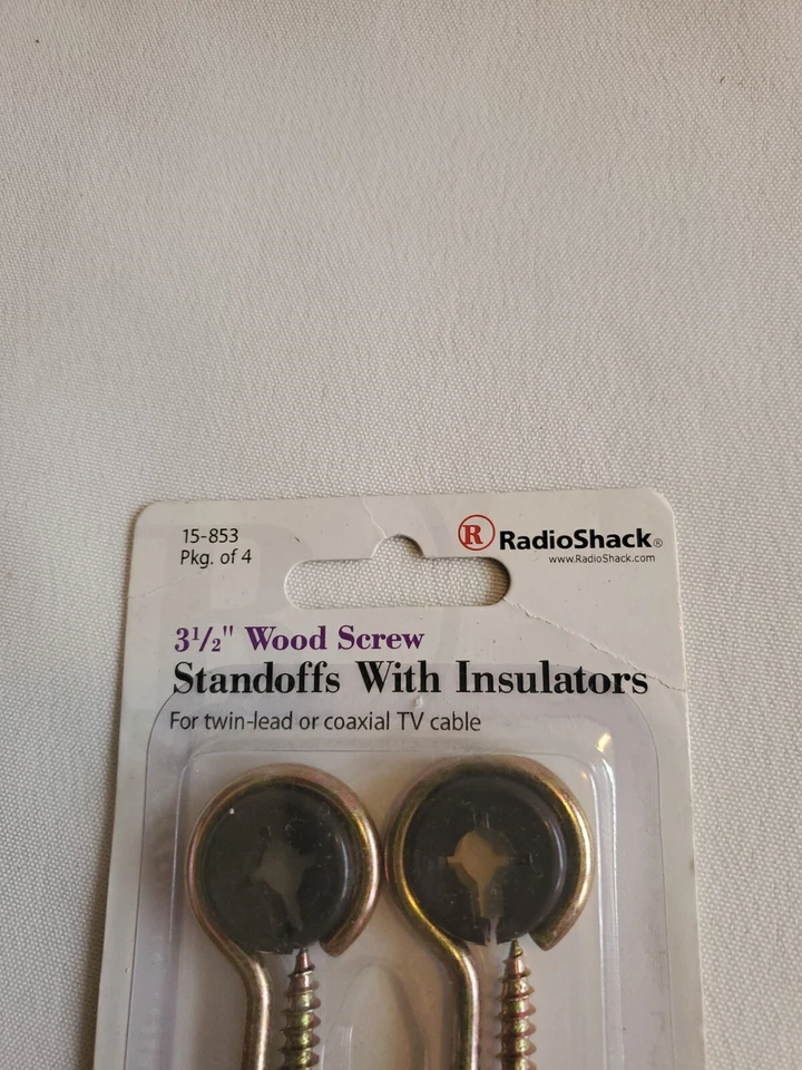 Acessórios de antena de parafuso de madeira RadioShack 15-853 kg de 4 3,5" - Imagem 4 de 4