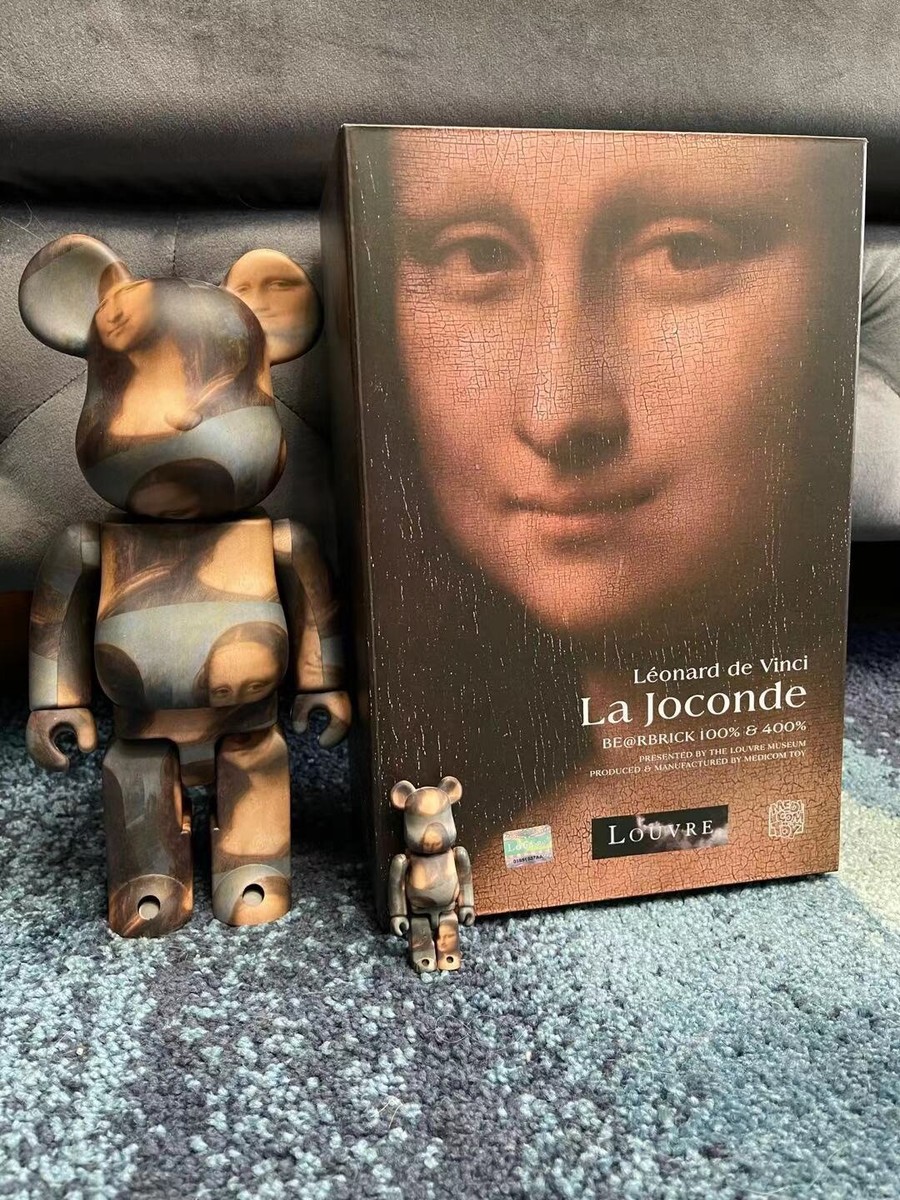 注目ブランドのギフト DE LEONARD 2021 Bearbrick VINCI (100 400% 100% Lisa Mona キューブリック、ベアブリック