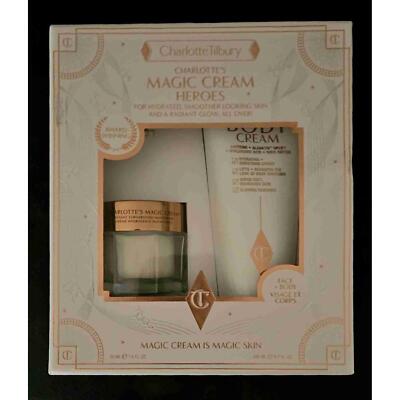NEW CharlotteTilbury Magic Cream Heroes Set for Face and Body $165 Retail Value
