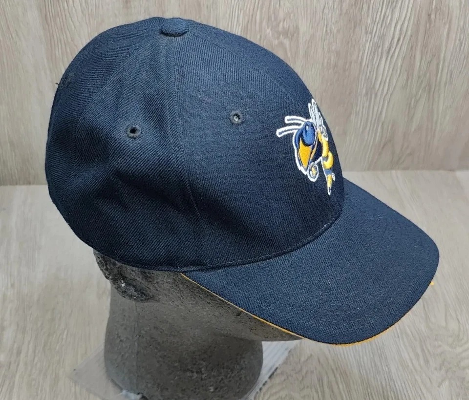 Georgia Tech Sombrero Chaquetas Amarillas Coliseo Hombres Talla 7 1/4 Azul Amarillo NCAA  Foto 4 de 4