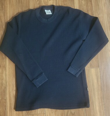 VTG Pro Club Heavyweight Thermal Shirt Men's Sz Large Waffle Thick