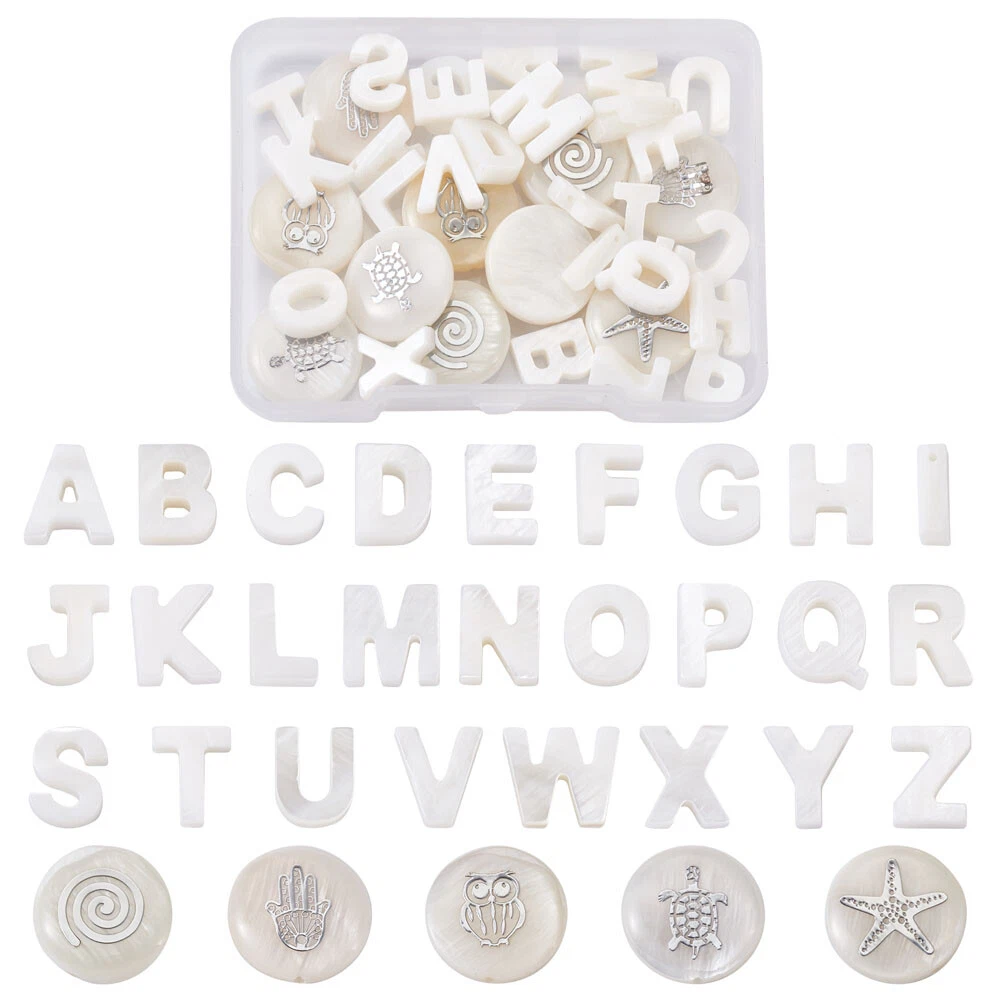 Flat hotsell letter beads