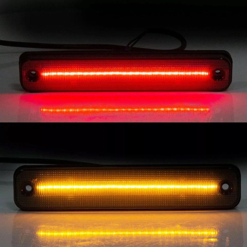 4x Luces LED ahumadas delanteras y traseras ámbar rojas laterales para Hummer H2 2003-2009 Foto 2 de 4