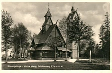 AK * Giant Mountains Church Wang, Brückenberg 874 m above sea level (AB)20768