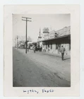 Vintage Photo Street View Lytle Coffee Shop Dr. Pepper Coca Cola Lytle TX 1942