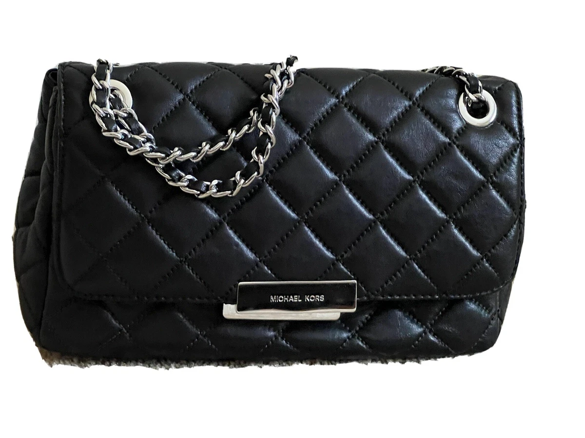 MICHAEL Michael Kors Fulton Large Quilted Tote in Black