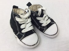 Converse All Star Classic Black White Toddler Size 3 Skateboard Soft Shoes