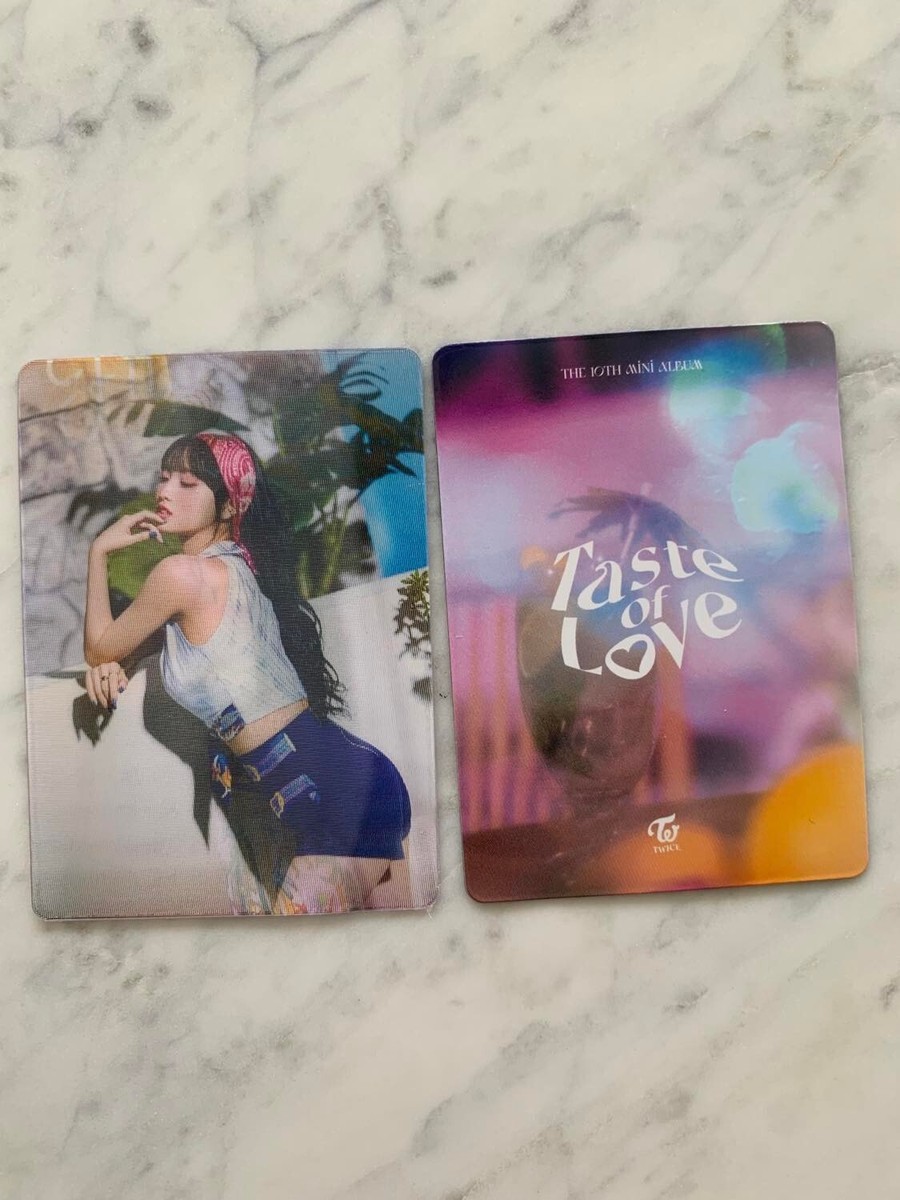 TWICE taste of love トレカ alcoholfree TWICE Taste of Love, Alcohol Free POB photocard - Payhip