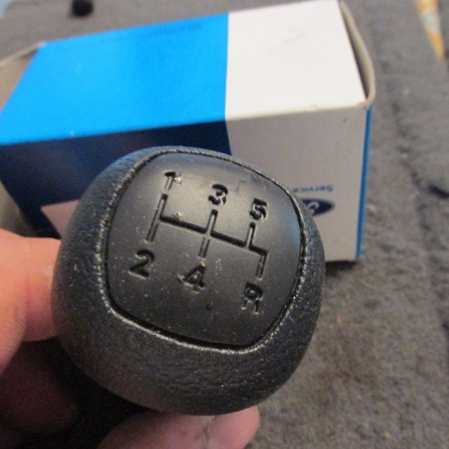NOS 1994 2004 FORD MUSTANG 5 SPEED FACTORY LEATHER SHIFTER KNOB F4ZZ7213A eBay