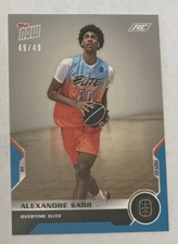 2021-22 Topps Now OTE Overtime Elite Basketball Cards Checklist 8