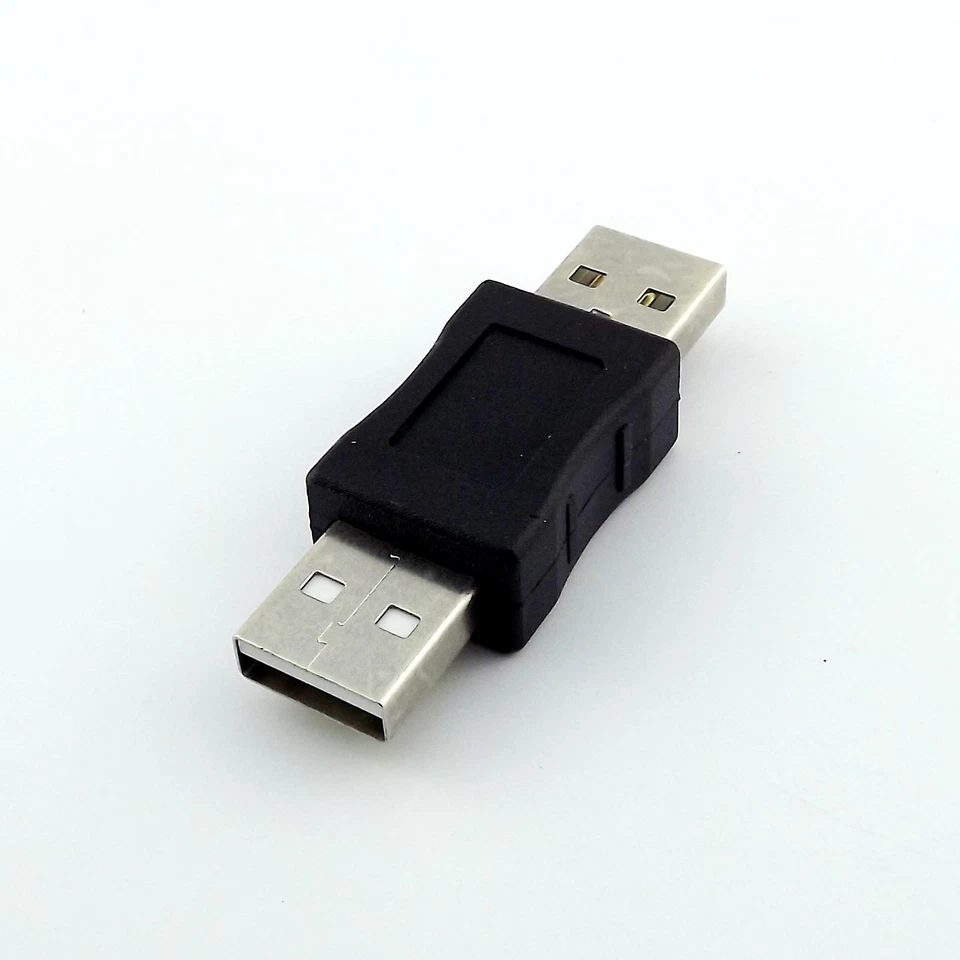 5x USB 2.0 A Male To USB A Male Plug Coupler Adapter Converter Connector Changer - Image 4 of 4