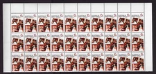 RSPCA 6c Animal Stamps Horse Cat & Dog Australia 1971 Block 30 MNH Unfolded