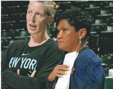 POKEY CHATMAN Signed 8 x 10 Photo WNBA Basketball SEATTLE STORM Coach