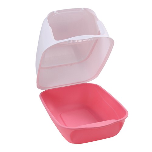 Cat Litter Tray Hooded Scoop Filter Box Loo Toilet Covered Lid Anti-Splashing - Picture 19 of 33