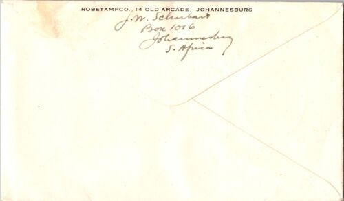 1953 Basutoland Maseru Queen HM Elizabeth 2 Coronation First Day Cover to USA NY - Picture 2 of 2