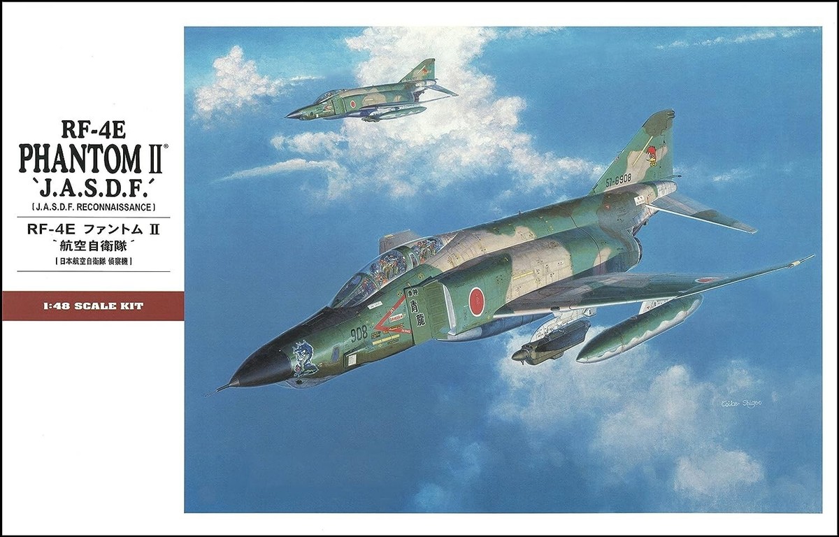 Hasegawa 1/48 Air Self-Defense Force RF-4E Phantom II JASDF Model