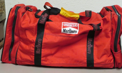 エ*)様 Marlboro ボディバッグ レッド・ブラック ザ ノース フェイス THE NORTH FACE ウエストバッグ MT BIKER LUMBAR P