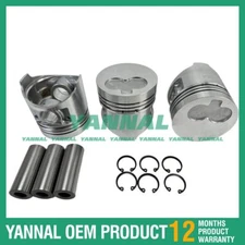 3PCS New For Shibaura Pistons STD J843 Engine Spare Parts