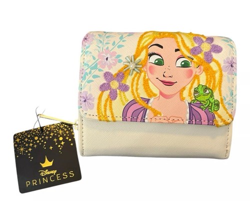 Loungefly Disney Tangled Floral Embroidered Handbag & Wallet NEW IN PLASTIC - Picture 13 of 15