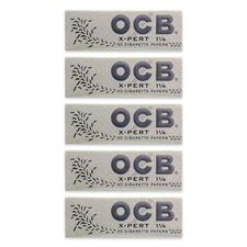 OCB X-Pert Rolling Paper 1 1/4 Cigarette Papers 1.25 (5 Booklets)