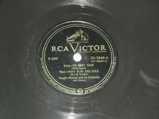 VAUGHN MONROE-On Army Team (1950) RCA VICTOR 10" Shellac Single