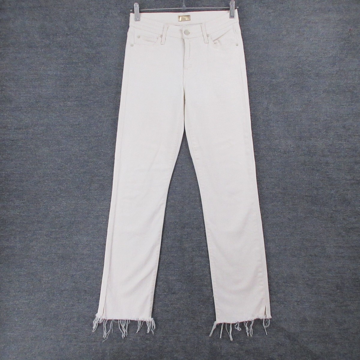 【関税・送料込み】MOTHER JEANS WHITE COTTON JEANS Mother Jeans Womens 25 The Rascal Ankle Snippet White
