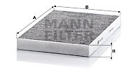Mann-Filter CUK 3037 Filter, Innenraumluft FÜR Audi Seat